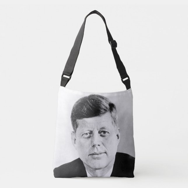 John Jack Kennedy US Presidential White House Crossbody Bag (Front)