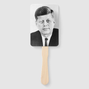 John Jack Kennedy US Presidential White House Hand Fan