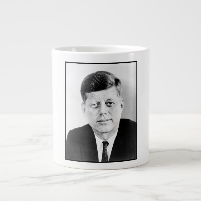 John Jack Kennedy US Presidential White House Large Coffee Mug (Front)