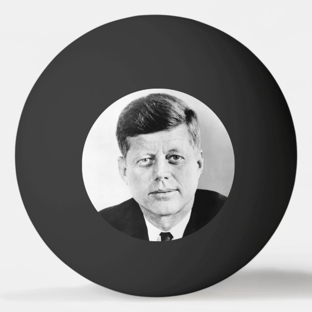 John Jack Kennedy US Presidential White House Ping Pong Ball (Front)
