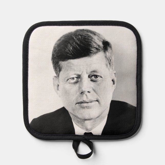 John Jack Kennedy US Presidential White House Pot Holder (Front)