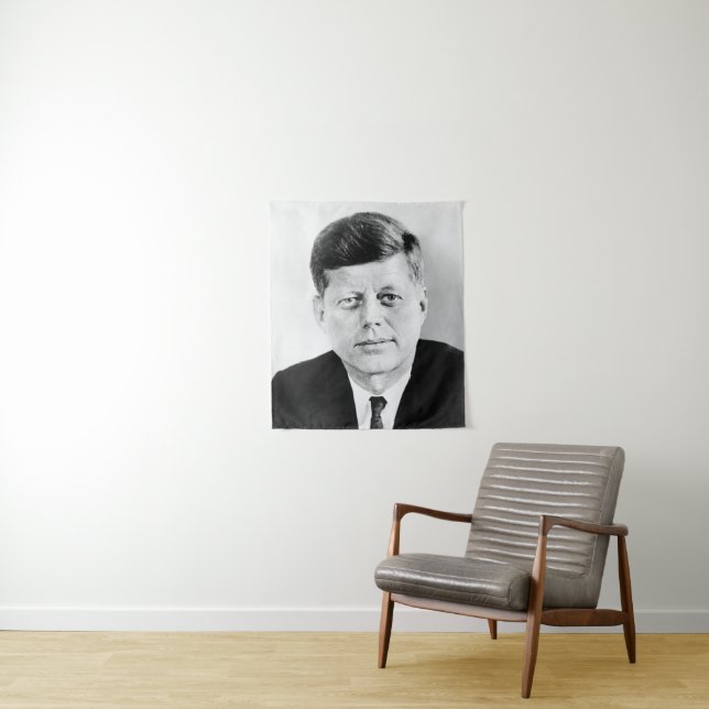 John Jack Kennedy US Presidential White House Tapestry (In Situ)