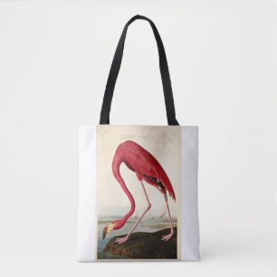 John James Audubon, American Flamingo, Tote Bag