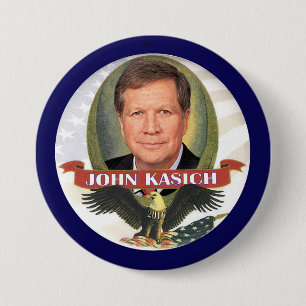 John Kasich 2016 7.5 Cm Round Badge