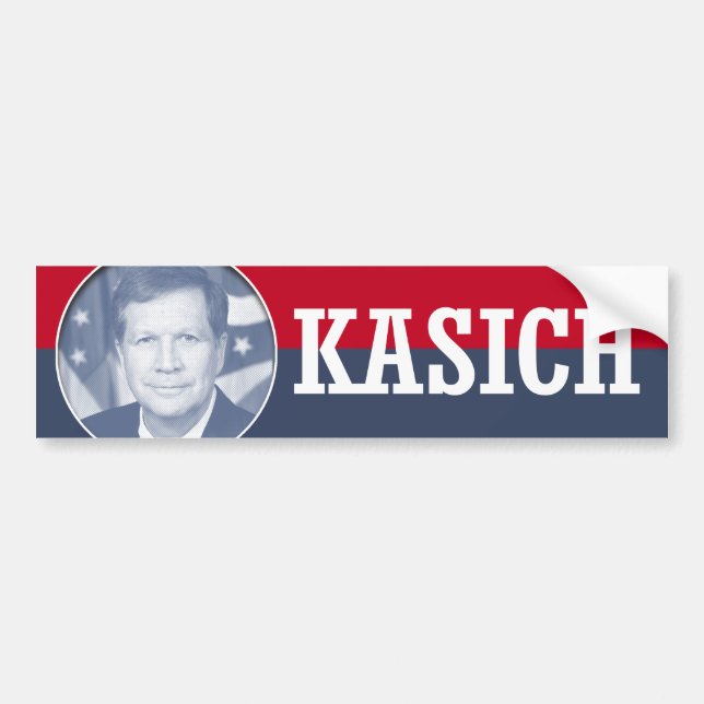 JOHN KASICH 2016 BUMPER STICKER (Front)
