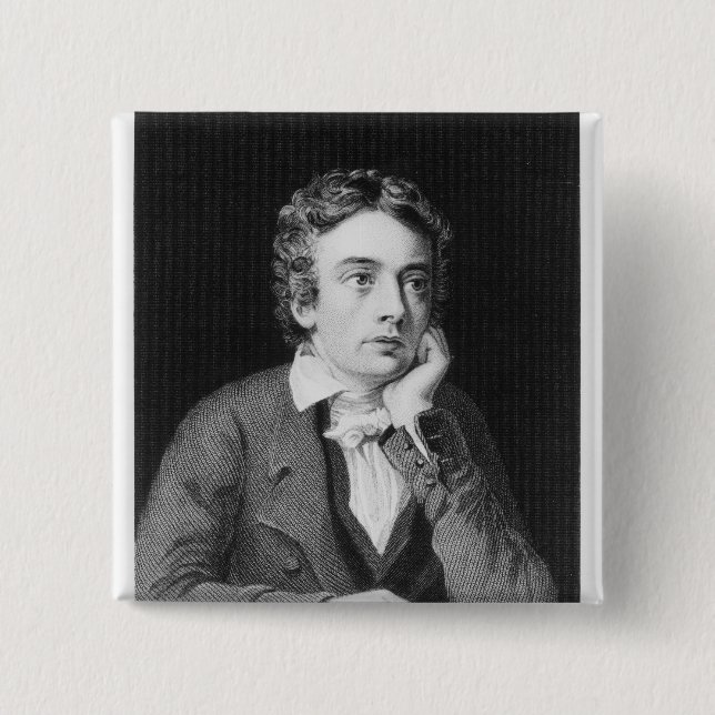 John Keats 15 Cm Square Badge (Front)
