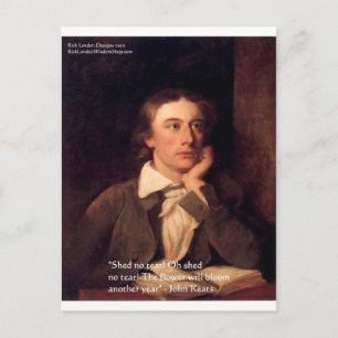 John Keats "Blossom" Quote Gifts Tees & Cards