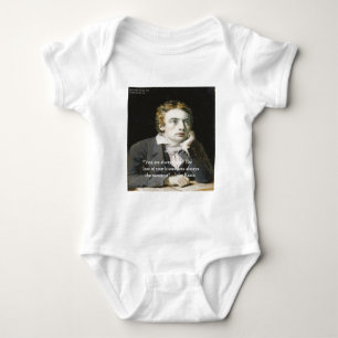 John Keats "Fresh Kisses" Love Quote Gifts & Cards Baby Bodysuit