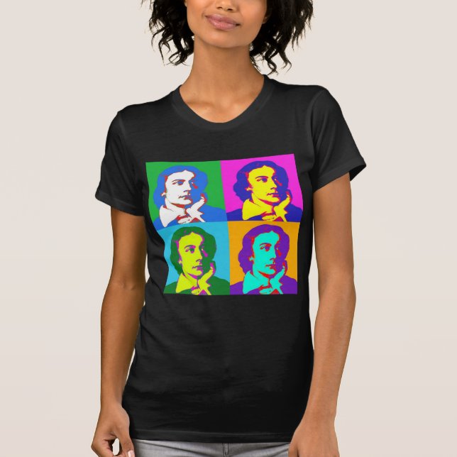 John Keats Pop Art T-Shirt (Front)