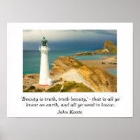 John Keats quote - art print