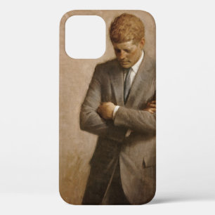 John Kennedy US Presidential White House Portrait iPhone 12 Case