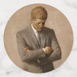 John Kennedy US Presidential White House Portrait  Confetti