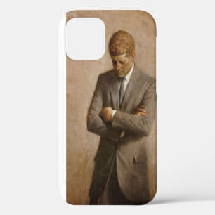 John Kennedy US Presidential White House Portrait iPhone 12 Case