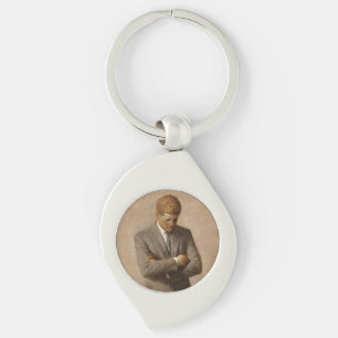 John Kennedy US Presidential White House Portrait  Key Ring