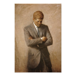 John Kennedy US Presidential White House Portrait Photo Print