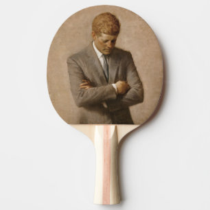 John Kennedy US Presidential White House Portrait Ping Pong Paddle