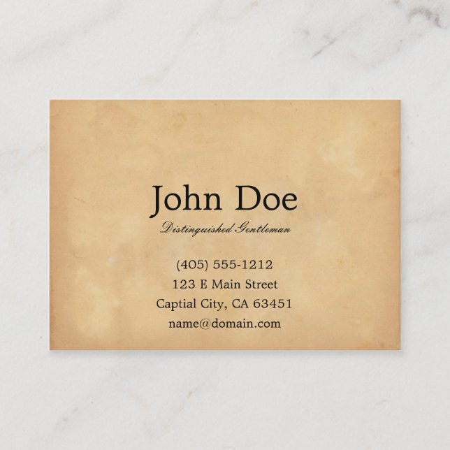 John L. Sullivan Calling Card (Front)