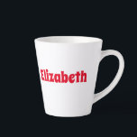 John Latte Mug<br><div class="desc">This text  latte mug would be perfect for each member of your family.</div>