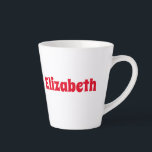 John Latte Mug<br><div class="desc">This text  latte mug would be perfect for each member of your family.</div>