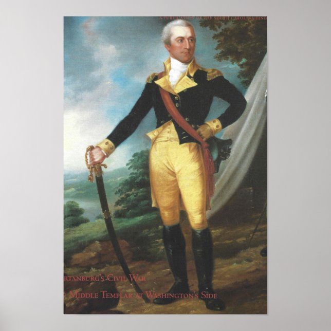 John Laurens Full-Length Portrait Poster (Front)