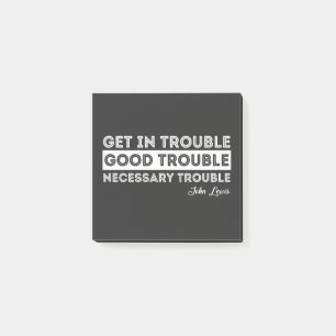 John Lewis - Good Trouble Quote Post-it Notes