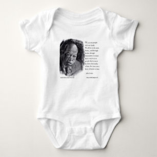 John Lewis & Quote Beautiful Portrait  Baby Bodysuit