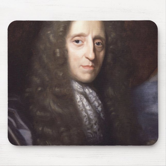 John Locke By Herman Verelst Mouse Pad (Front)