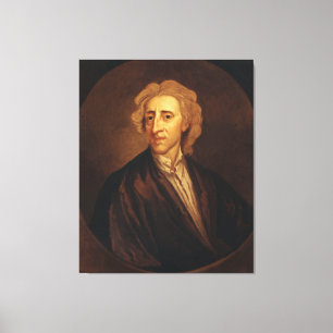 John Locke by Sir Godfrey Kneller Canvas Print