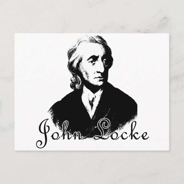 JOHN LOCKE T shirts and products Postcard (Front)