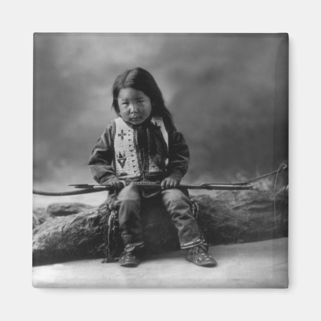 John Lone Bull Magnet (Front)