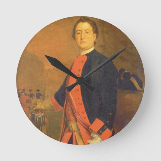 John Long Bateman Esq., Captain in Colonel Ponsonb Round Clock (Front)