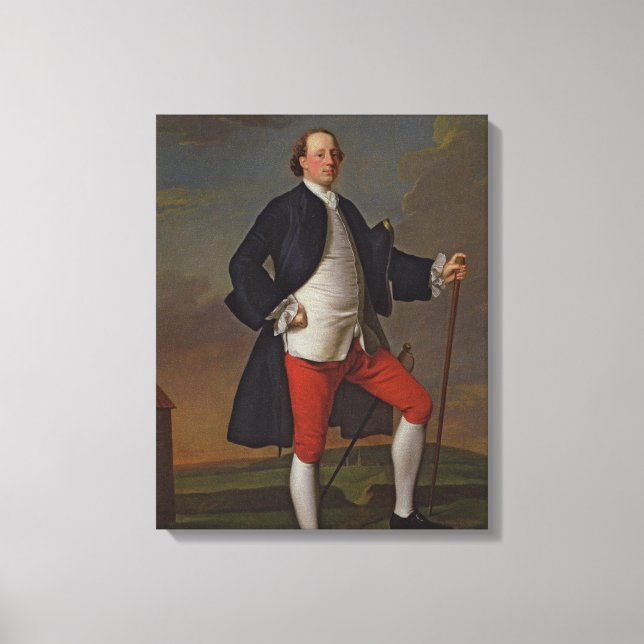John Manners, Marquess of Granby, 1745 Canvas Print (Front)