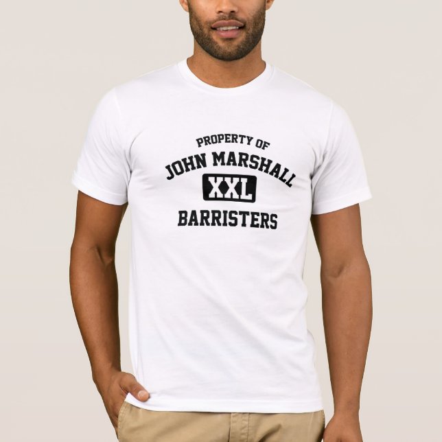 John Marshall High School Barristers T-Shirt (Front)