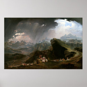 John Martin Joshua Commanding the Sun to Stand Poster