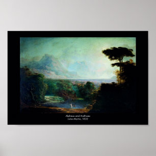 John Martin's Alpheus and Arethusa Poster
