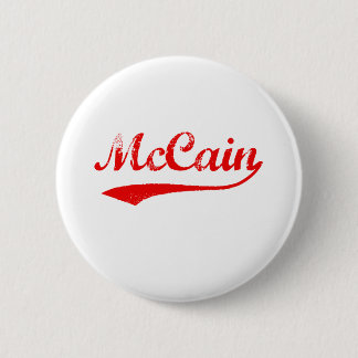 JOHN MCCAIN 6 CM ROUND BADGE