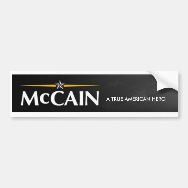 JOHN MCCAIN Bumper Sticker (Front)