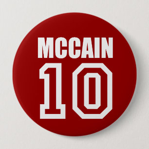 JOHN MCCAIN Election Gear 10 Cm Round Badge