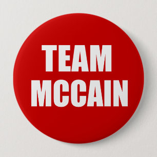 JOHN MCCAIN Election Gear 10 Cm Round Badge