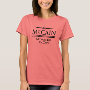 John McCain: McVote for McCain T-shirt