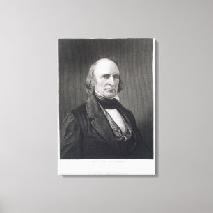 John McLean (1785-1861) engraved by Henry Bryan Ha Canvas Print