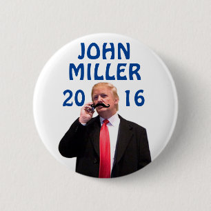 John Miller 2016 6 Cm Round Badge