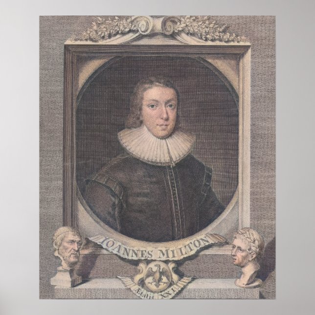 John Milton – Poet Poster (Front)