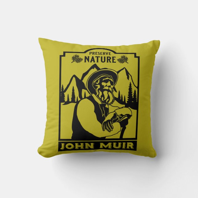 John Muir American Conservator Cushion (Front)