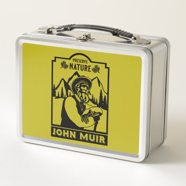 John Muir Day Metal Lunch Box (Front)
