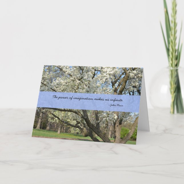 John Muir Quote Birthday Card (Front)