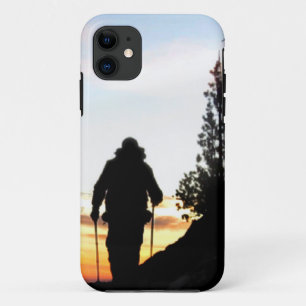 John Muir Trail Hiker 2 - Sierra Nevada Mountains iPhone 11 Case