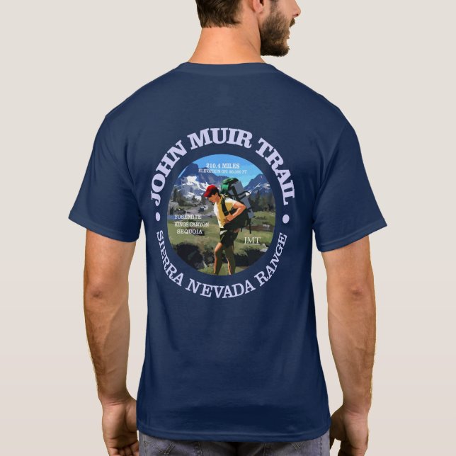 John Muir Trail (Hiker C) T-Shirt (Back)