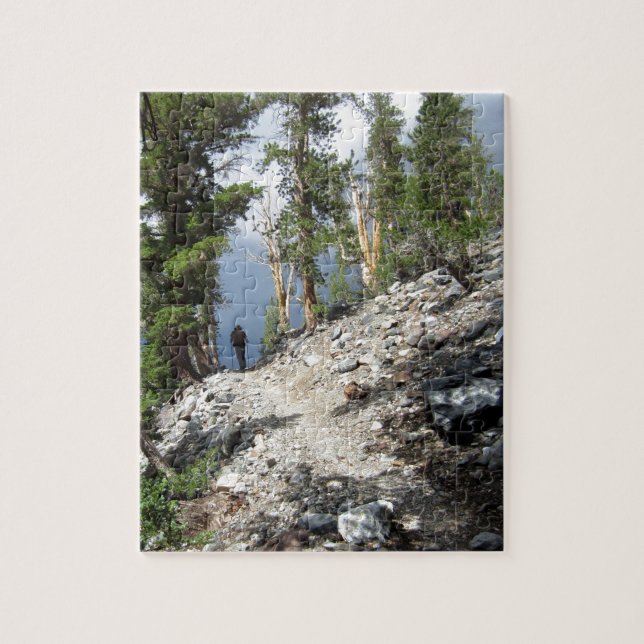 John Muir Trail Hiker - Sierra Nevada Mountains Jigsaw Puzzle (Vertical)