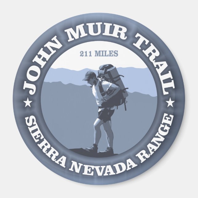 John Muir Trail Magnet (Front)